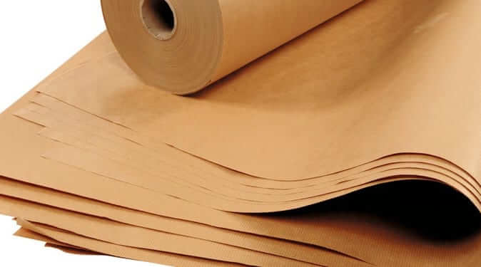 Paper treated with vegetable wax