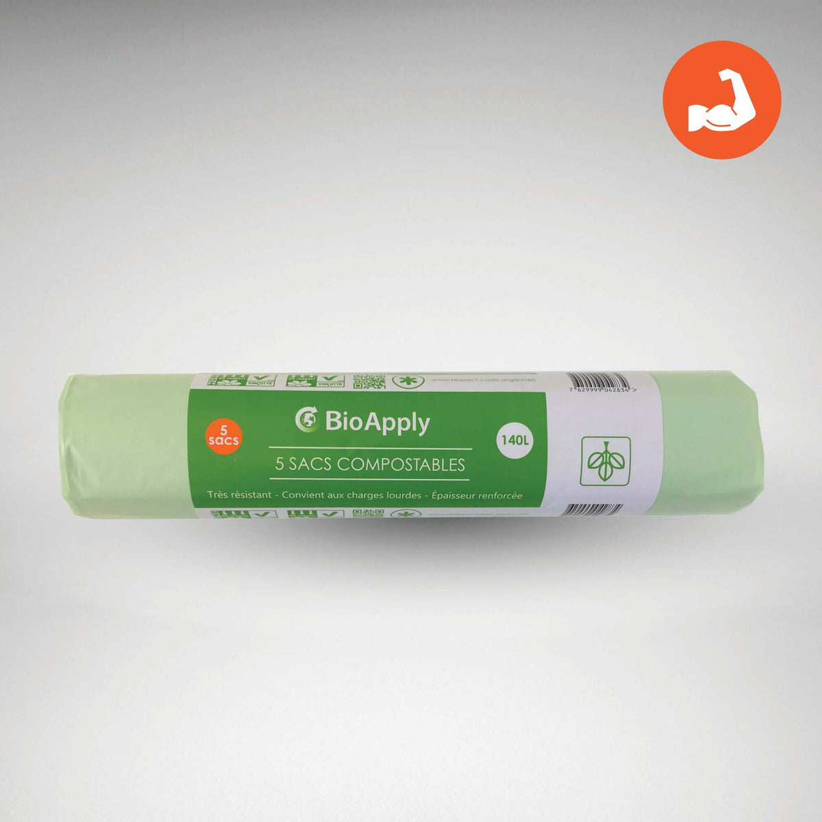 Eco-Friendly & Durable Compostable Bags 140L | For Professionals — BioApply